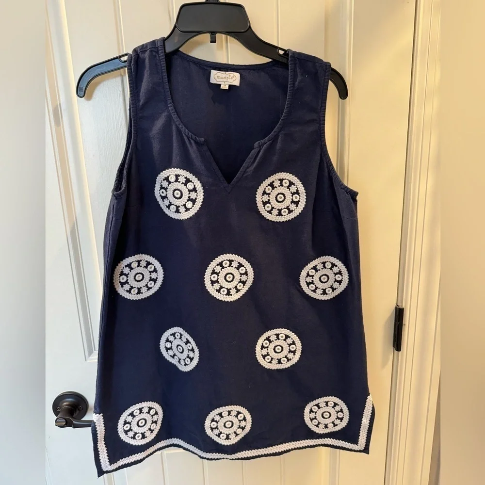 Mud Pie GiGi embroidered tunic - Picture 2 of 6